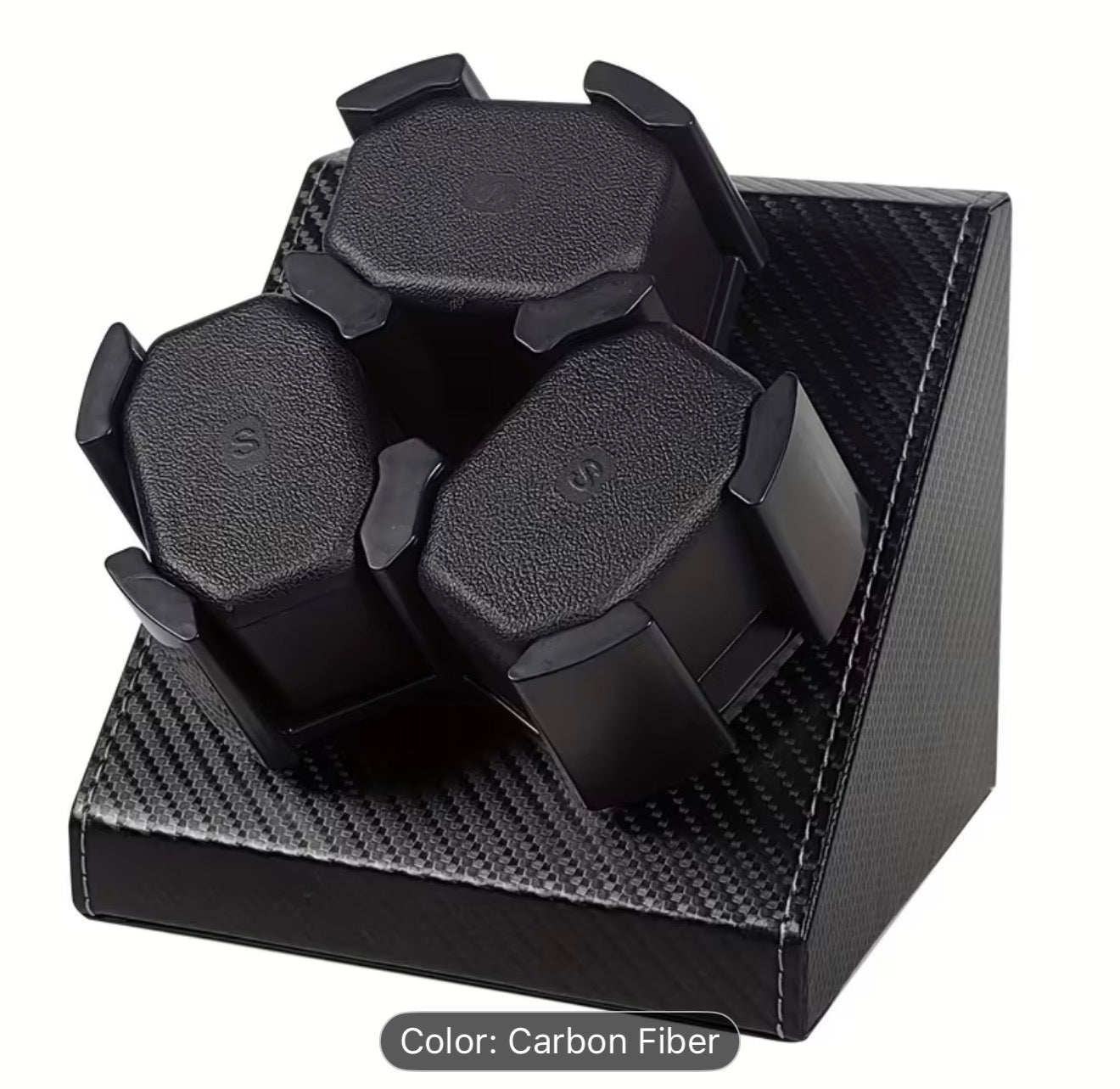 Automatic Watch Winder – 3 Slot USB Powered (Black)