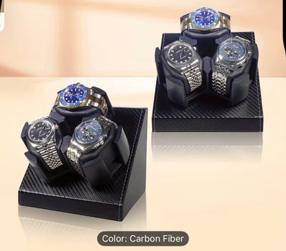 Automatic Watch Winder – 3 Slot USB Powered (Black)